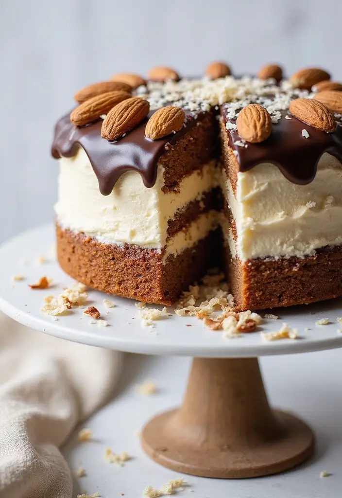 25 Almond Cake Recipes That Are Light, Nutty & Elegant - 2. Almond Joy Cake
