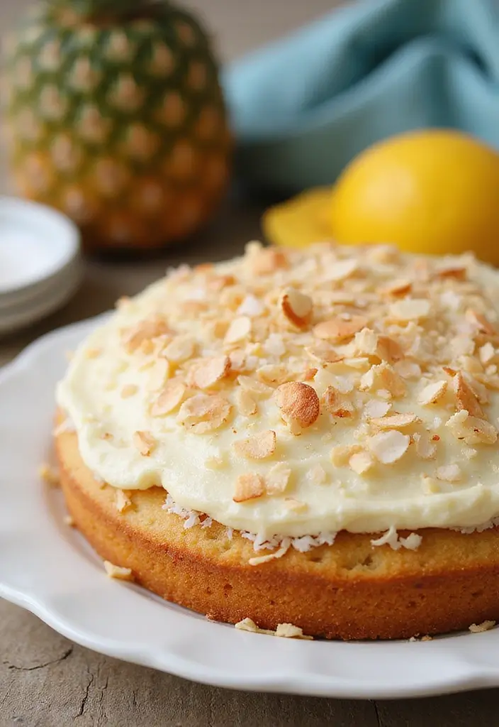 25 Almond Cake Recipes That Are Light, Nutty & Elegant - 9. Almond Coconut Cake