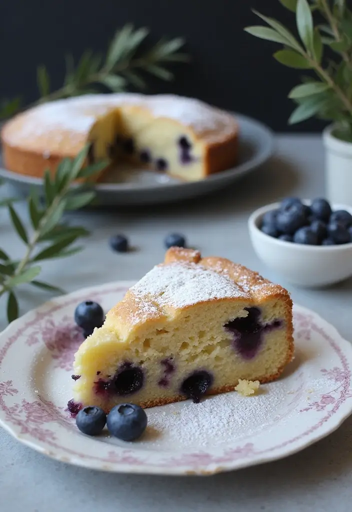 25 Blueberry Cake Recipes That Taste Like Summer Sunshine - 13. Blueberry Olive Oil Cake