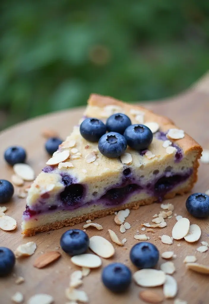 25 Blueberry Cake Recipes That Taste Like Summer Sunshine - 17. Blueberry Almond Flour Cake