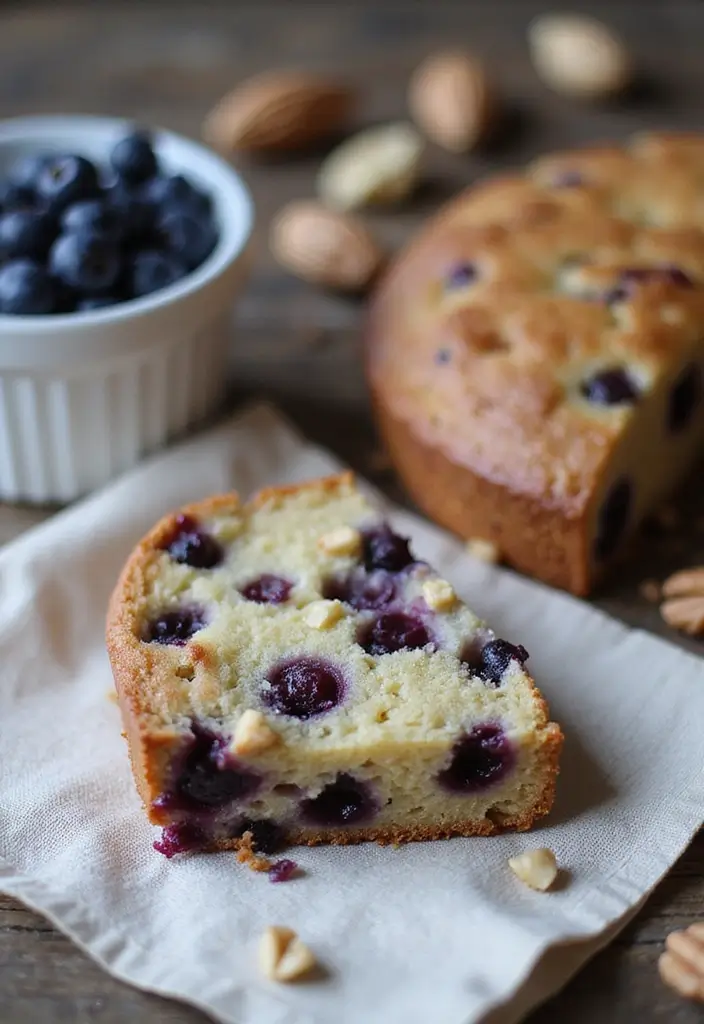 25 Blueberry Cake Recipes That Taste Like Summer Sunshine - 19. Blueberry Nut Cake