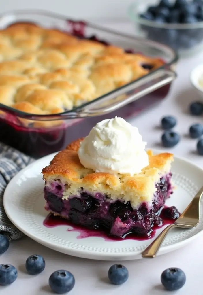 25 Blueberry Dump Cake Recipes That Are Effortless & Delicious - 1. Classic Blueberry Dump Cake