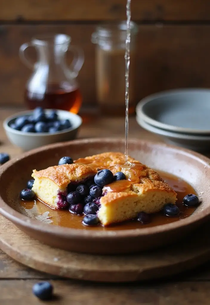 25 Blueberry Dump Cake Recipes That Are Effortless & Delicious - 11. Blueberry Maple Dump Cake