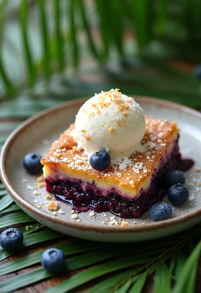 25 Blueberry Dump Cake Recipes That Are Effortless & Delicious - 12. Blueberry Coconut Dump Cake