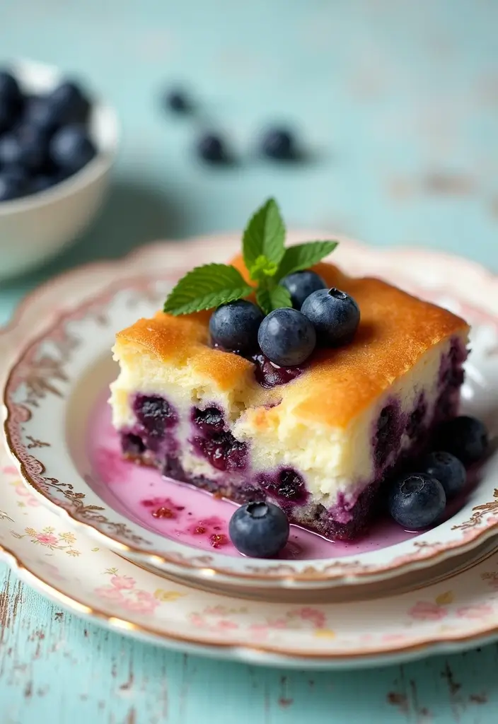 25 Blueberry Dump Cake Recipes That Are Effortless & Delicious - 13. Blueberry Cream Cheese Dump Cake