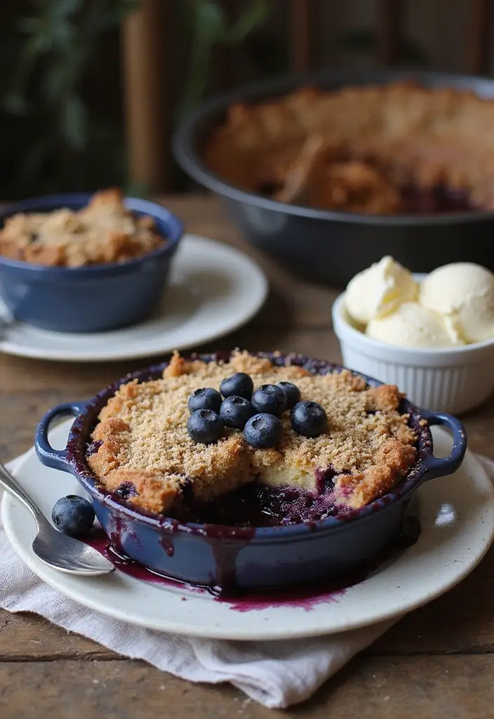 25 Blueberry Dump Cake Recipes That Are Effortless & Delicious - 15. Blueberry Streusel Dump Cake