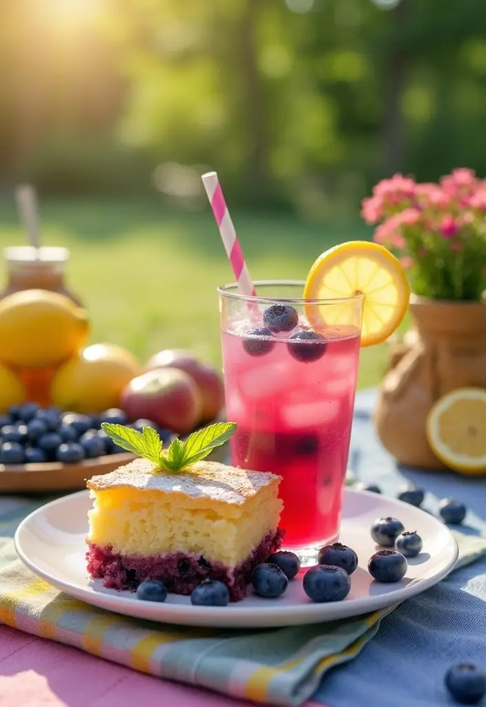 25 Blueberry Dump Cake Recipes That Are Effortless & Delicious - 18. Blueberry Lemonade Dump Cake