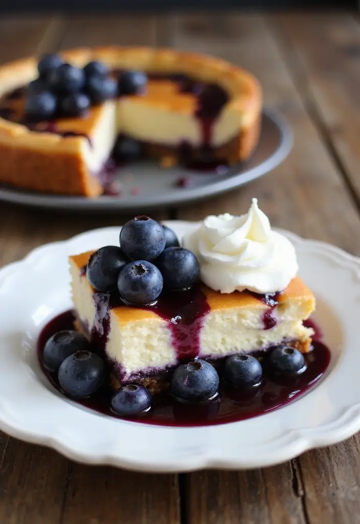 25 Blueberry Dump Cake Recipes That Are Effortless & Delicious - 4. Blueberry Cheesecake Dump Cake