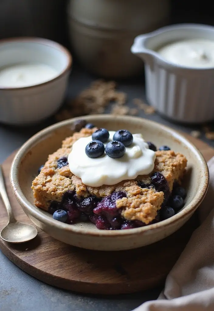 25 Blueberry Dump Cake Recipes That Are Effortless & Delicious - 6. Blueberry Oatmeal Dump Cake