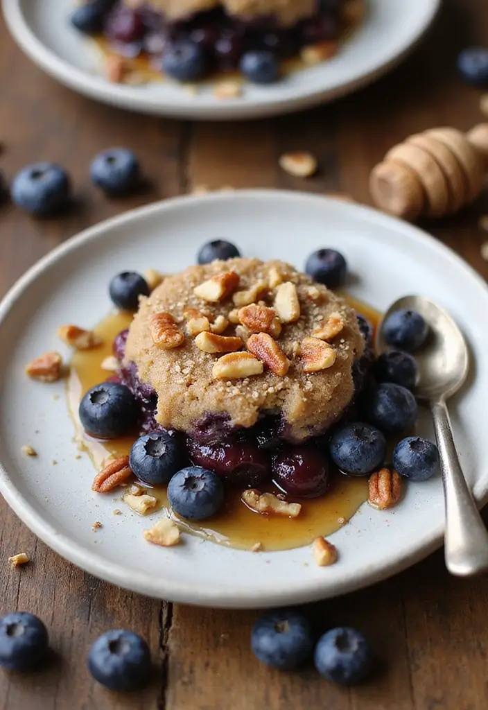25 Blueberry Dump Cake Recipes That Are Effortless & Delicious - 9. Blueberry Nut Dump Cake