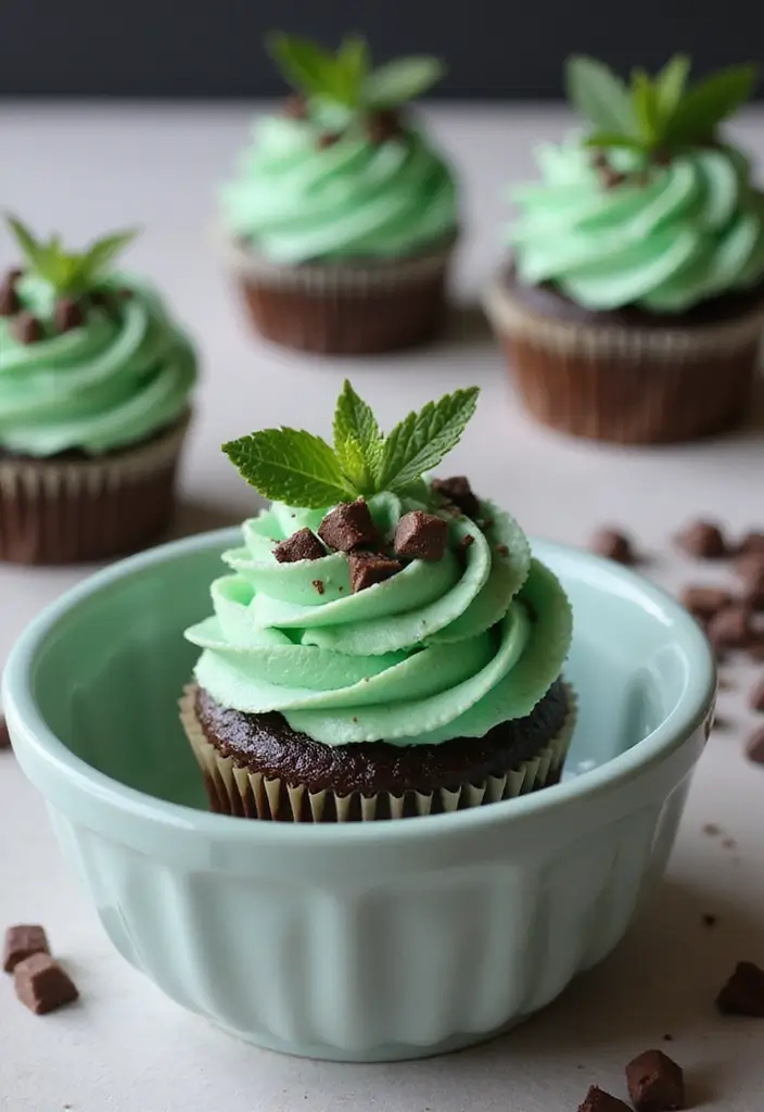 25 Cake Frosting Recipes to Top Any Dessert Beautifully - 13. Chocolate Mint Frosting