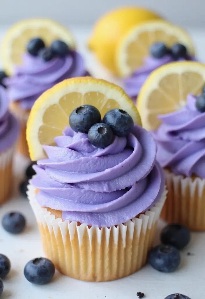 25 Cake Frosting Recipes to Top Any Dessert Beautifully - 14. Blueberry Lemon Frosting