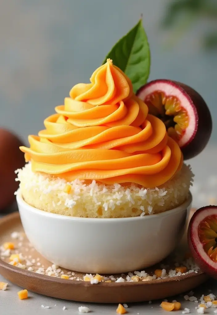 25 Cake Frosting Recipes to Top Any Dessert Beautifully - 17. Tropical Passionfruit Frosting