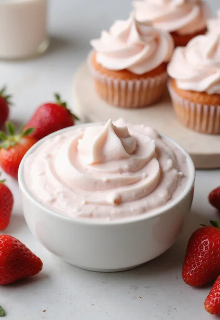 25 Cake Frosting Recipes to Top Any Dessert Beautifully - 9. Strawberry Coconut Milk Frosting
