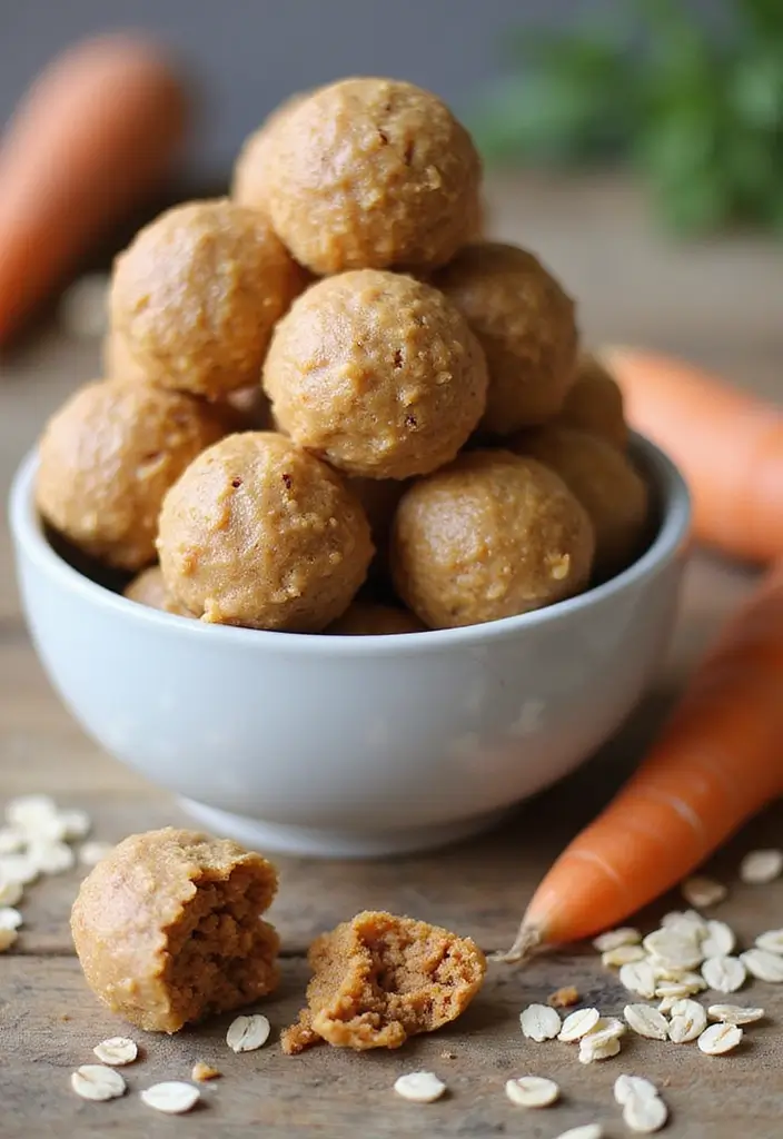 25 Carrot Cake Recipes So Good You’ll Skip the Frosting - 16. Carrot Cake Protein Balls