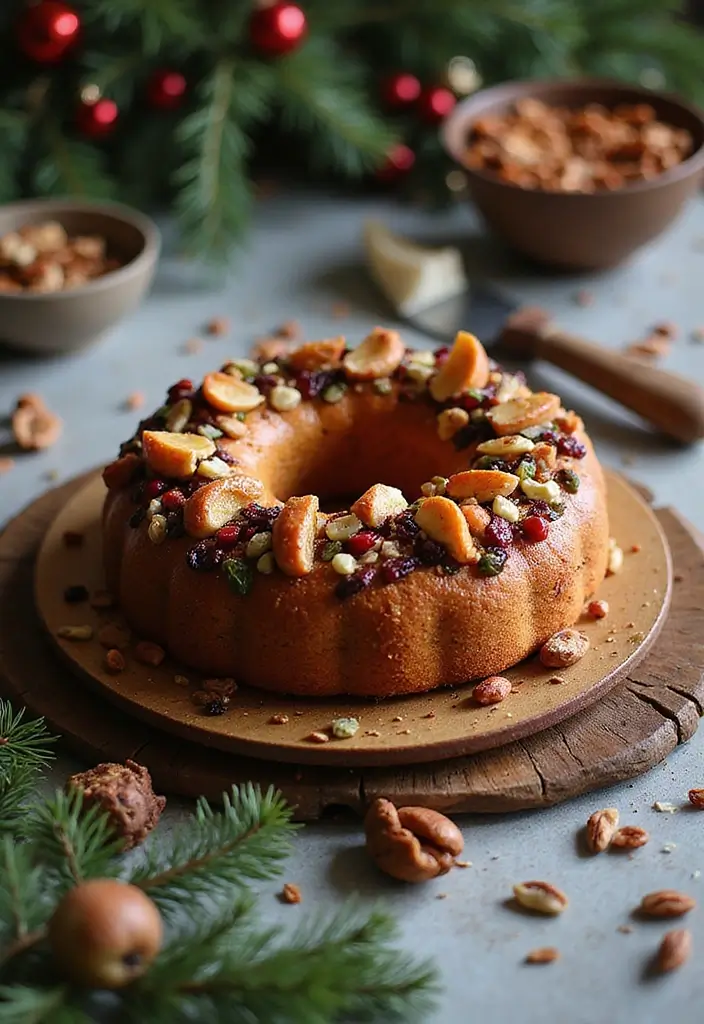 25 Christmas Cake Recipes That Steal the Holiday Spotlight - 1. Classic Vegan Fruitcake
