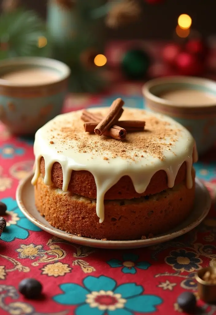 25 Christmas Cake Recipes That Steal the Holiday Spotlight - 15. Chai Spice Cake