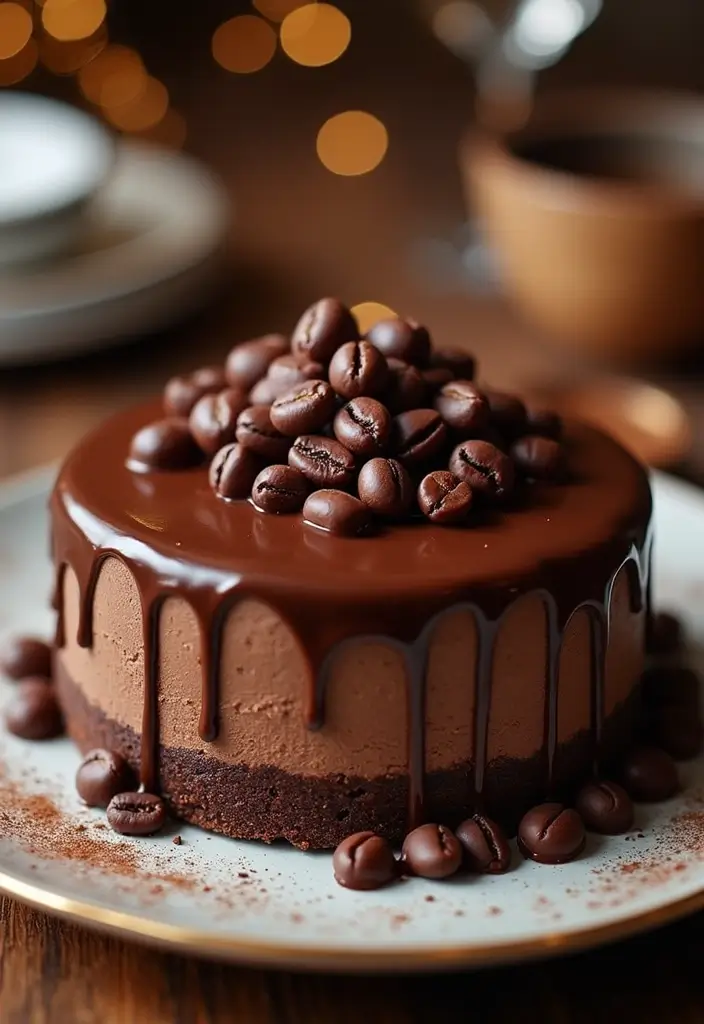 25 Christmas Cake Recipes That Steal the Holiday Spotlight - 20. Mocha Cake