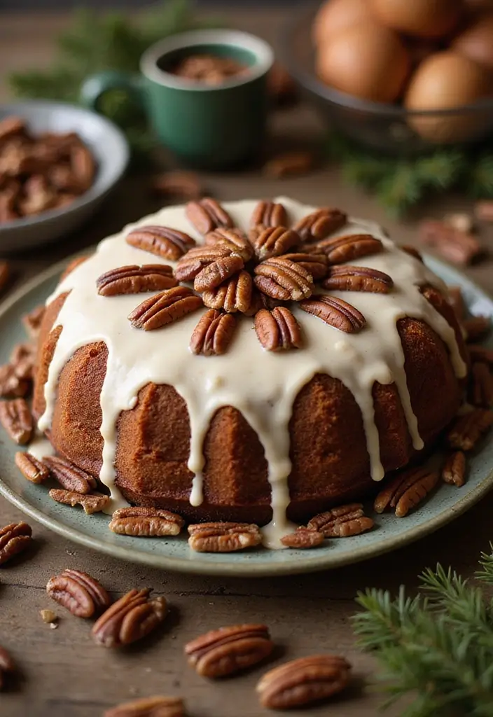 25 Christmas Cake Recipes That Steal the Holiday Spotlight - 21. Brown Sugar Pecan Cake