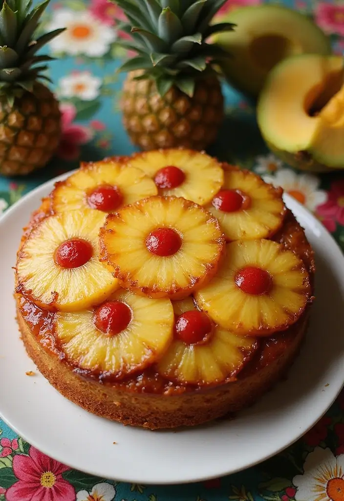 25 Christmas Cake Recipes That Steal the Holiday Spotlight - 23. Pineapple Upside-Down Cake
