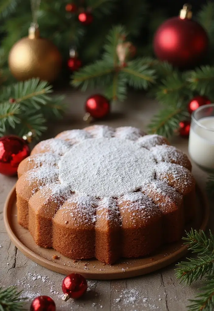 25 Christmas Cake Recipes That Steal the Holiday Spotlight - 3. Gingerbread Spice Cake