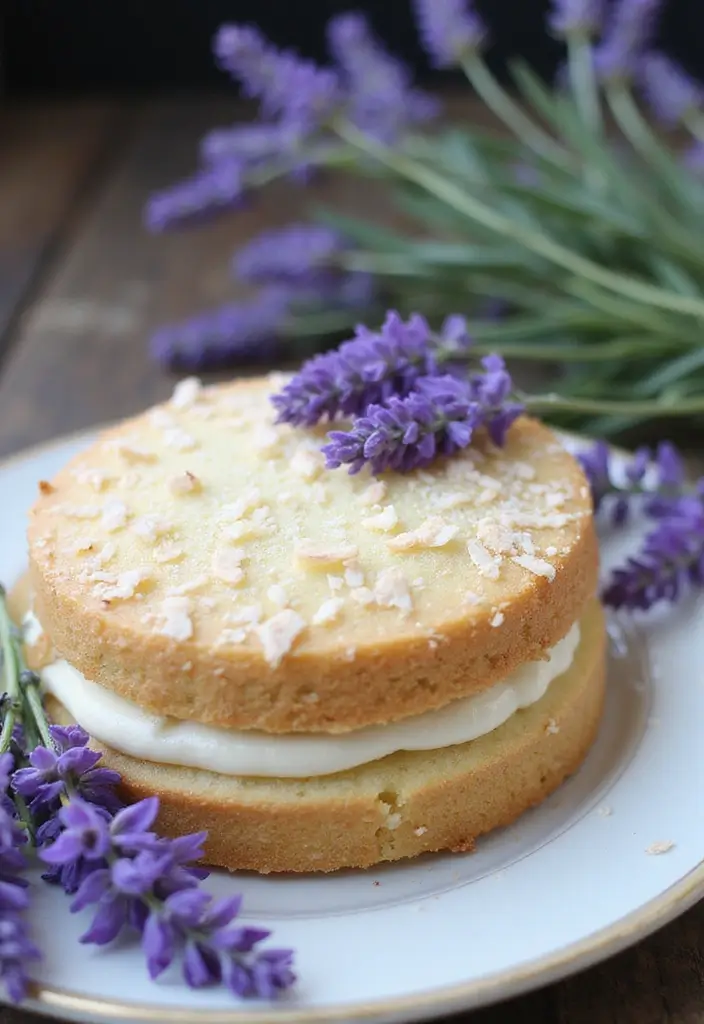 25 Coconut Cake Recipes for a Tropical Treat - 11. Coconut Lavender Cake