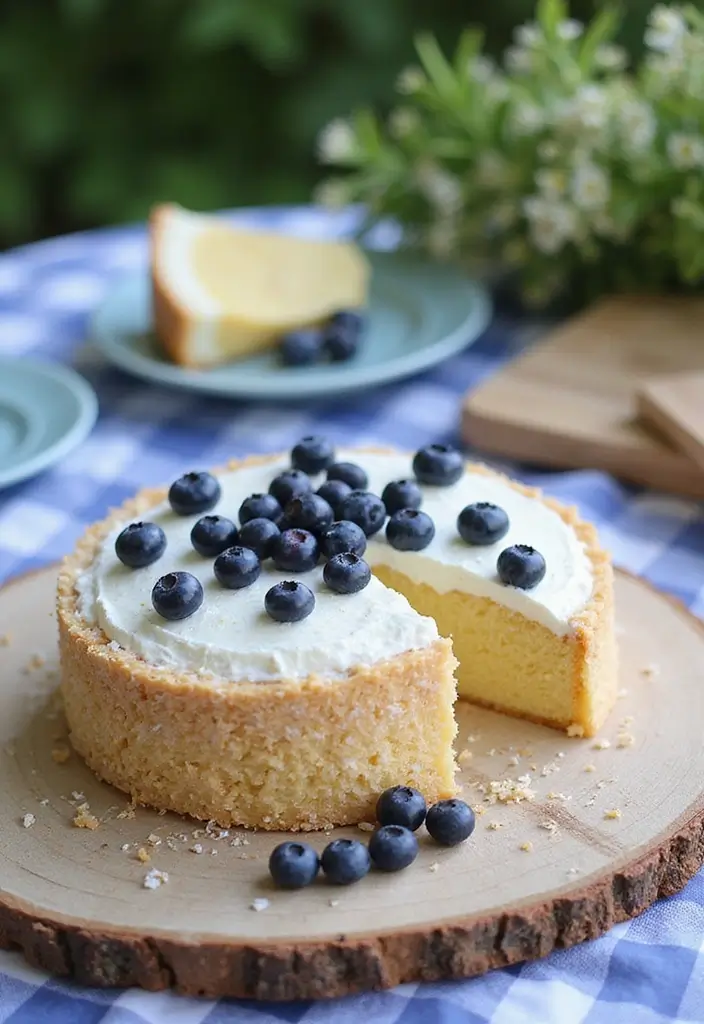25 Coconut Cake Recipes for a Tropical Treat - 17. Coconut Blueberry Cake