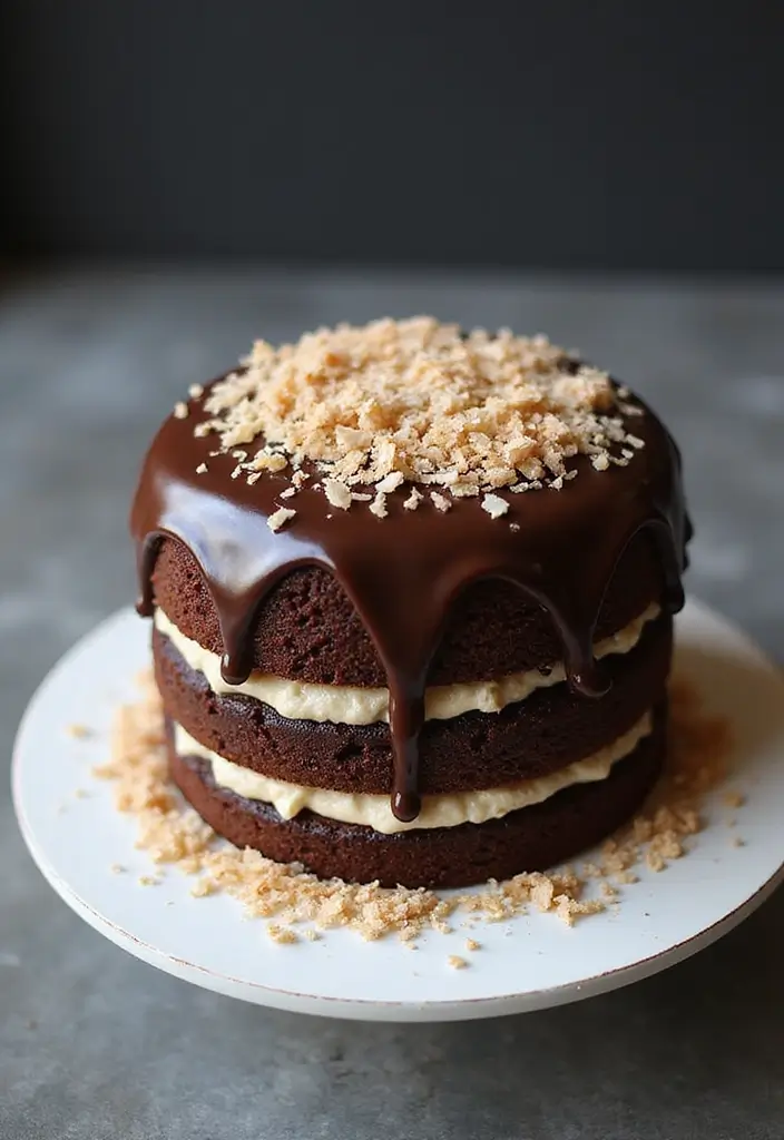 25 Coconut Cake Recipes for a Tropical Treat - 3. Chocolate Coconut Cake