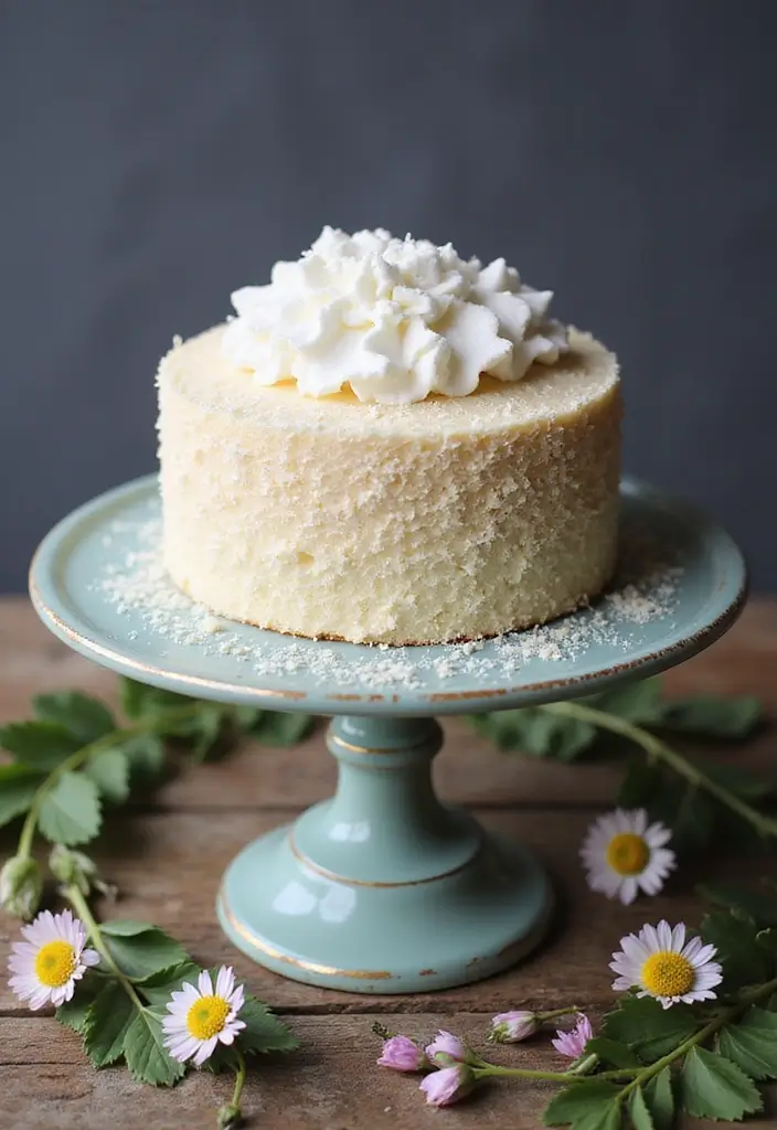 25 Coconut Cake Recipes for a Tropical Treat - 4. Coconut Chiffon Cake