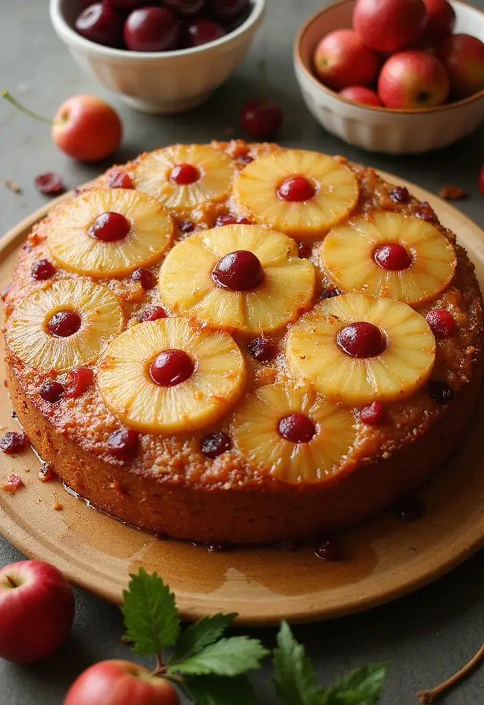 25 Coconut Cake Recipes for a Tropical Treat - 7. Coconut Pineapple Upside-Down Cake