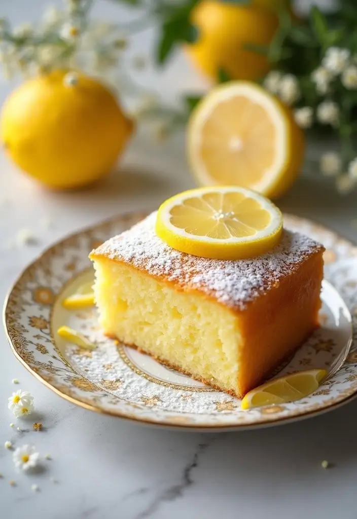 25 Eggless Cake Recipes That Are Soft, Moist & Fluffy - 5. Lemon Zest Eggless Cake