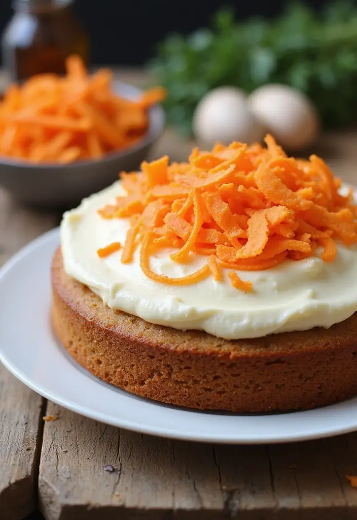 25 Eggless Cake Recipes That Are Soft, Moist & Fluffy - 6. Carrot Eggless Cake
