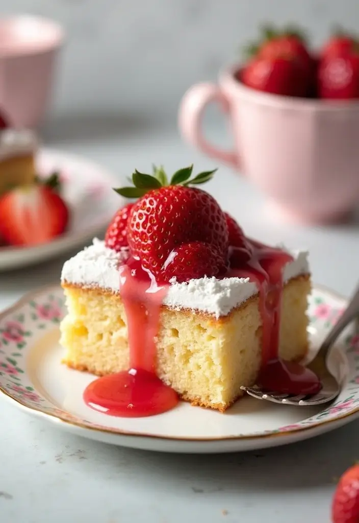 25 Gluten-Free Coffee Cake Recipes to Pair with Your Morning Brew - 11. Strawberry Shortcake Coffee Cake