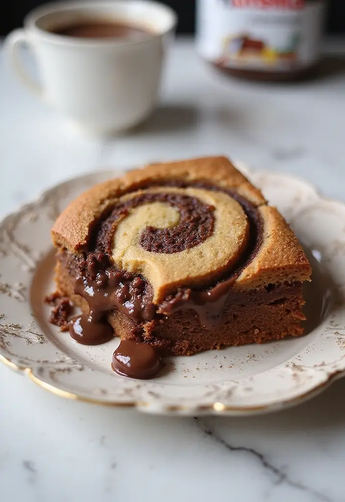 25 Gluten-Free Coffee Cake Recipes to Pair with Your Morning Brew - 15. Nutella Swirl Coffee Cake