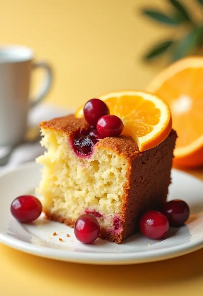 25 Gluten-Free Coffee Cake Recipes to Pair with Your Morning Brew - 21. Orange Cranberry Coffee Cake