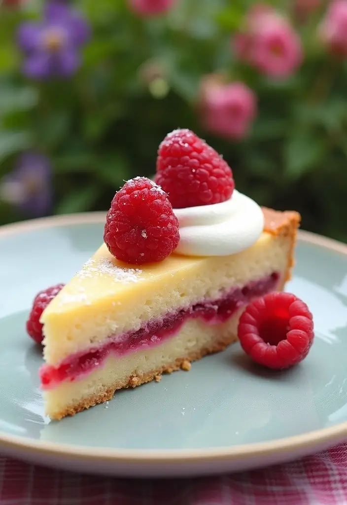 25 Healthy Cake Recipes That Still Taste Like Dessert - 10. Raspberry Almond Cake