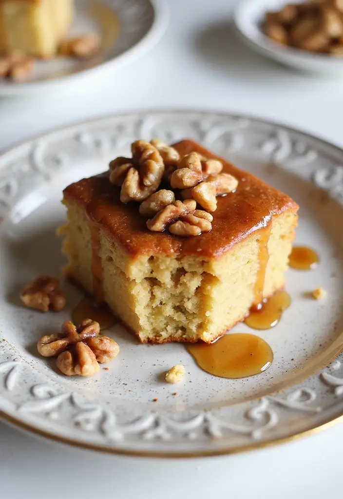 25 Healthy Cake Recipes That Still Taste Like Dessert - 16. Maple Walnut Cake