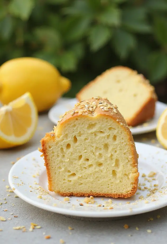 25 Healthy Cake Recipes That Still Taste Like Dessert - 17. Lemon Poppy Seed Cake