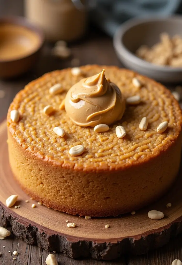 25 Healthy Cake Recipes That Still Taste Like Dessert - 2. Flourless Peanut Butter Cake