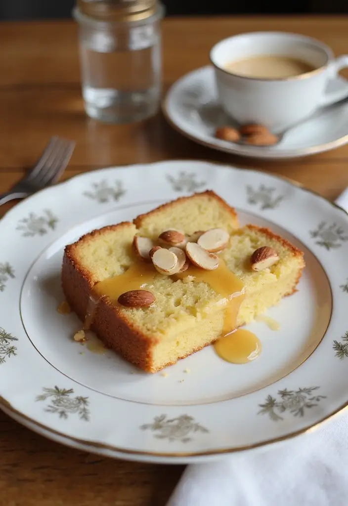25 Healthy Cake Recipes That Still Taste Like Dessert - 20. Honey Almond Cake