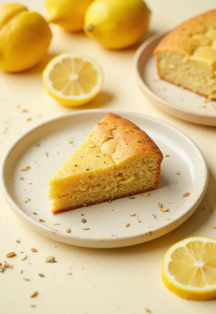 25 Healthy Cake Recipes That Still Taste Like Dessert - 5. Chia Seed Lemon Cake