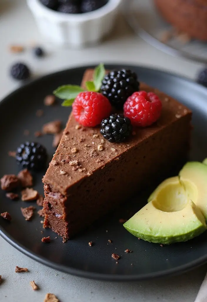 25 Healthy Cake Recipes That Still Taste Like Dessert - 6. Avocado Chocolate Cake