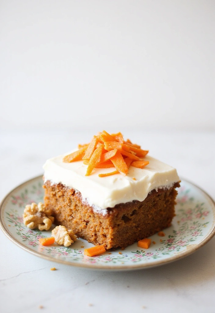 25 Healthy Cake Recipes That Still Taste Like Dessert - 8. Carrot Cake with Greek Yogurt Frosting