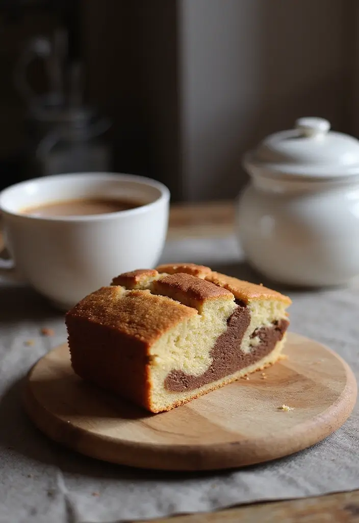 25 Marble Cake Recipes That Are Beautiful Inside & Out - 17. Chai Spice Marble Cake