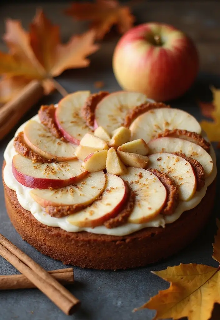 25 Marble Cake Recipes That Are Beautiful Inside & Out - 22. Spiced Apple Marble Cake