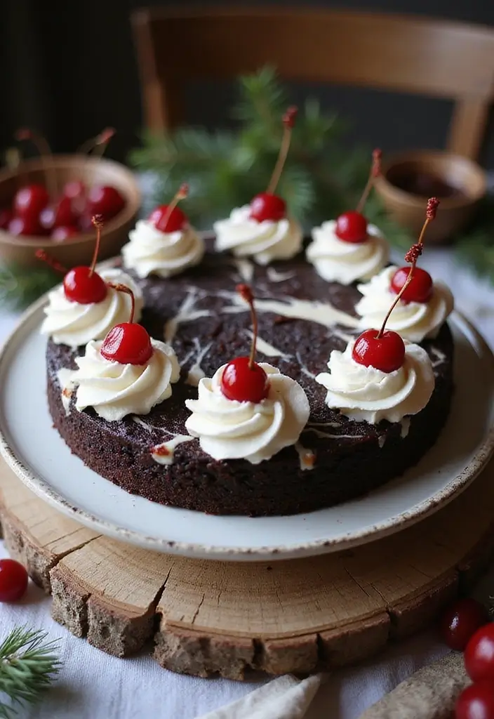 25 Marble Cake Recipes That Are Beautiful Inside & Out - 24. Black Forest Marble Cake