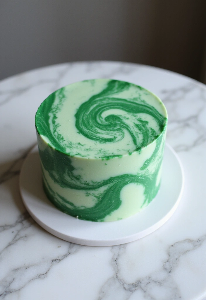 25 Marble Cake Recipes That Are Beautiful Inside & Out - 25. Matcha Marble Cake