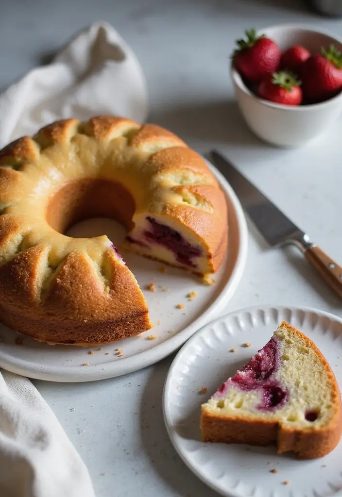 25 Marble Cake Recipes That Are Beautiful Inside & Out - 3. Easy One-Bowl Marble Cake