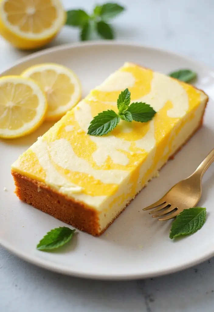 25 Marble Cake Recipes That Are Beautiful Inside & Out - 4. Lemon and Vanilla Marble Cake