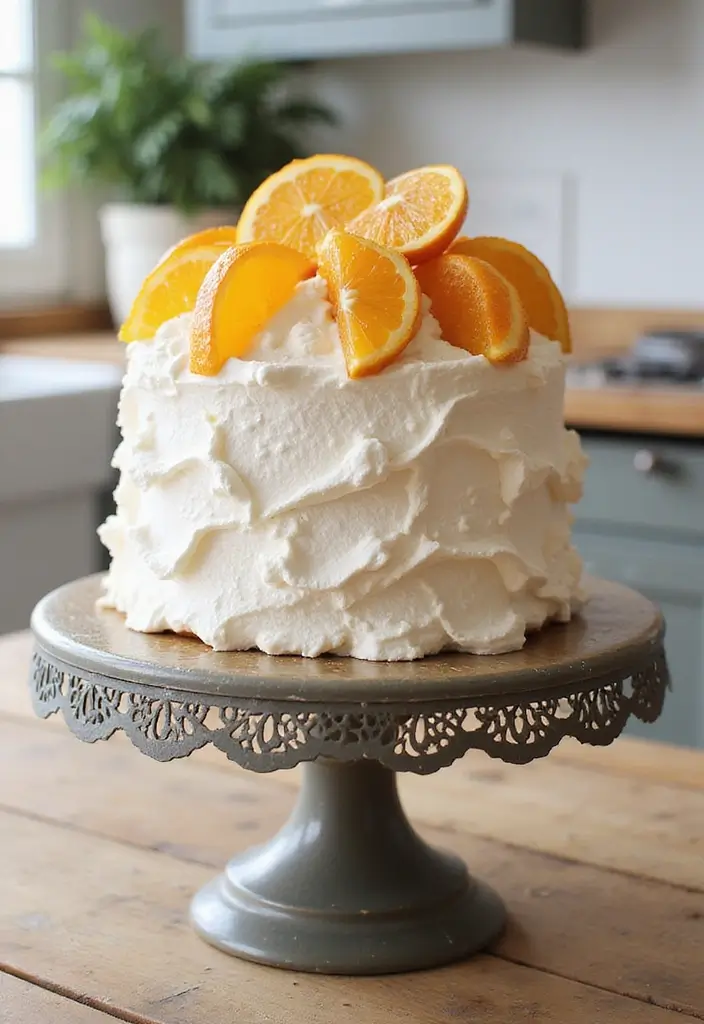 25 Orange Cake Recipes for a Burst of Citrus Sweetness - 18. Orange Meringue Cake